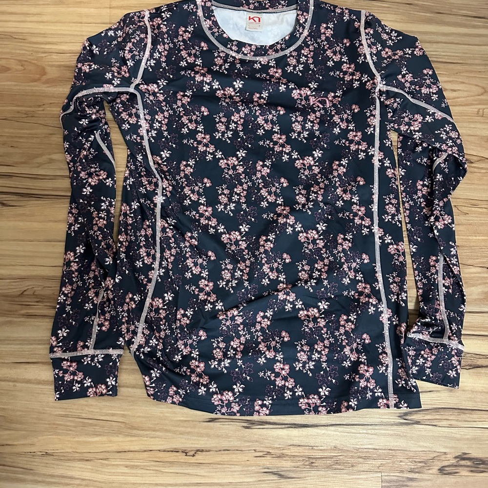 Kari Traa Dark Floral Fryd base layer